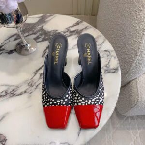 Chanel Coco Blazy Pony Women’s Open Back Shoes