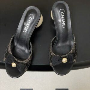 Chanel Coco Double C Logo Ribbon Women’s Sandals