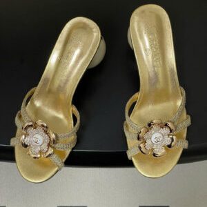 Chanel Coco Double C Logo Flower Women’s Sandals