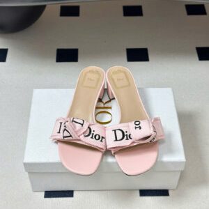 J’Adior Soupir Embroidered Cotton Sanals 3.5cm