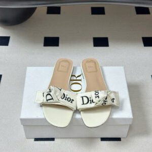 J’Adior Soupir Slide Embroidered Cotton