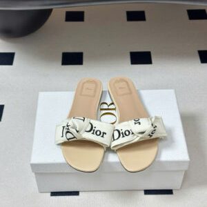J’Adior Soupir Slide Embroidered Cotton