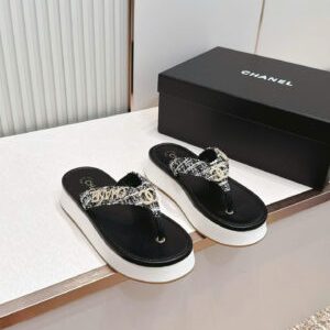 Chanel Coco Platform Flip Flop Sandal
