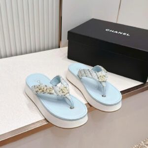 Chanel Coco Platform Flip Flop Sandal