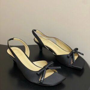 Dior Bow Heeled Slingback Sandal Soupir 4.5cm
