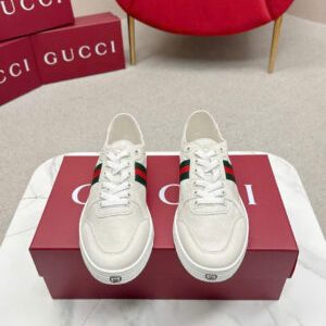Gucci Unisex Stretch GG Canvas Low-Top Sneakers