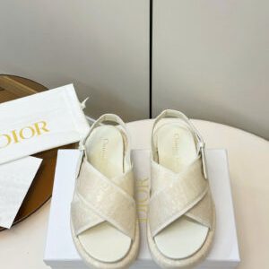 Dior D-Lane Platform Sandals 6cm