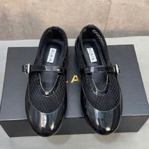 Alaïa Vienne Cut-Out Ballet Flats Quiet Luxury Shoes