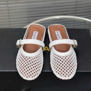 Alaïa Mesh Ballet Flats Mule