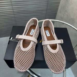 Alaïa Mesh Ballet Flats Shoes