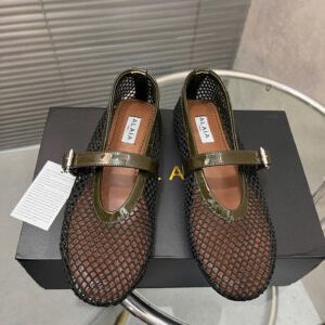 Alaïa Mesh Ballet Flats Shoes