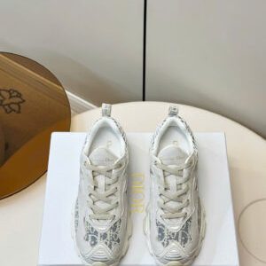 Dior Vibe Sneaker Oblique Embroidered Mesh Women’s Shoes