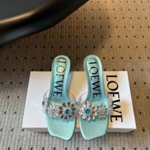 Loewe Paula’s Ibiza Toy Crystal Flowers Sandals