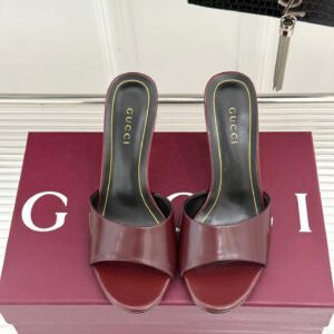 Gucci Women’s Castello Slides with Bamboo Motif 7.5cm