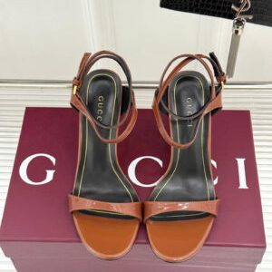 Gucci Women’s Castello Leather Slingback Sandal 7.5cm