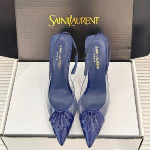 Saint Laurent Chica Slingback Pumps Shoes 10.5cm