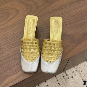Chanel Coco Mesh Mules 6cm