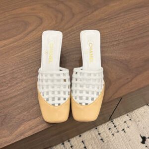 Chanel Coco Mesh Mules 6cm