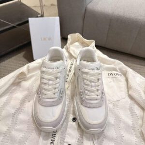 Dior Tech Sneaker in Suede Calfskin Women’s Shoes