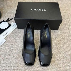Chanel Iridescent Lambskin Heeled Pumps Shoes