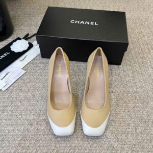 Chanel Iridescent Lambskin Heeled Pumps Shoes