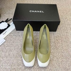 Chanel Iridescent Lambskin Heeled Pumps Shoes