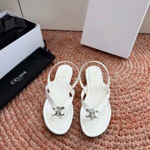 Celine Biki Sandal In Calfskin