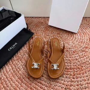 Celine Biki Sandal In Calfskin