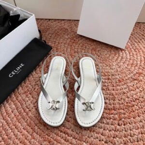Celine Biki Sandal In Calfskin