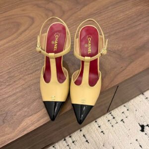 Chanel Coco Mary janes Slingback Shoes 9cm