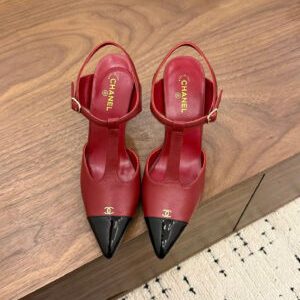 Chanel Coco Mary janes Slingback Shoes 9cm