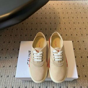 Celine Alan Sneakers With Triomphe In Canvas Shoes