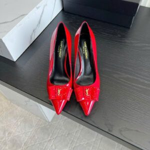 Saint Laurent Leather Anais YSL Pumps Shoes 7cm