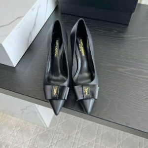 Saint Laurent Leather Anais YSL Pumps Shoes 7cm
