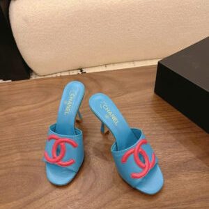 Chanel Coco Mules Lambskin Sandals 10cm