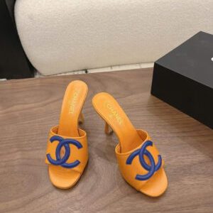 Chanel Coco Mules Lambskin Sandals 10cm