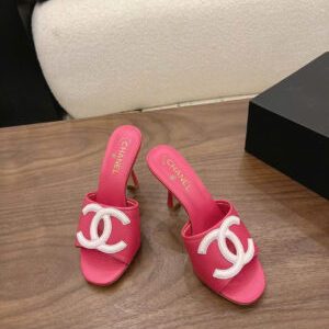 Chanel Coco Mules Lambskin Sandals 10cm