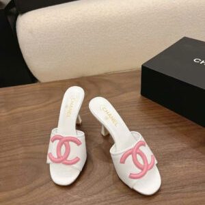 Chanel Coco Mules Lambskin Sandals 10cm