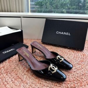 Chanel Interlocking CC Logo Mule