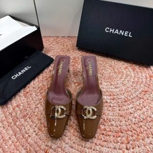 Chanel Interlocking CC Logo Mule