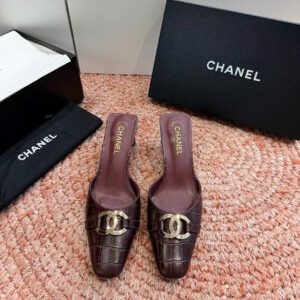 Chanel Interlocking CC Logo Mule