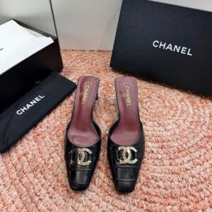 Chanel Interlocking CC Logo Mule