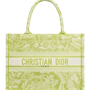 Christian Dior Small Dior Book Tote Green