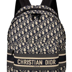 Christian Dior Diortravel Backpack Dark Blue
