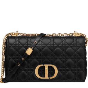 Christian Dior Large Dior Caro Bag Black