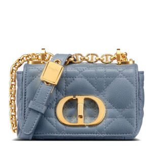 Christian Dior Micro Dior Caro Bag Blue