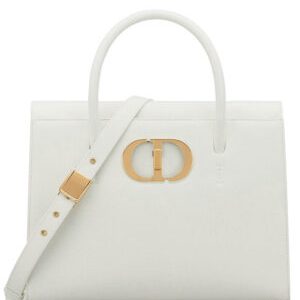 Christian Dior Large St Honore Tote Cream