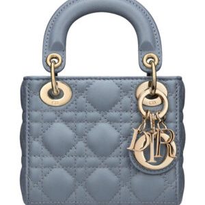 Christian Dior Micro Lady Dior Bag Blue