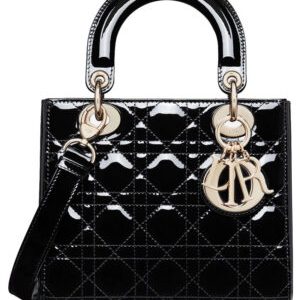 Christian Dior Small Lady Dior Bag Black