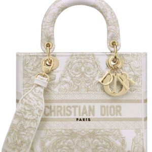 Christian Dior Medium Lady D-Lite Bag Golden